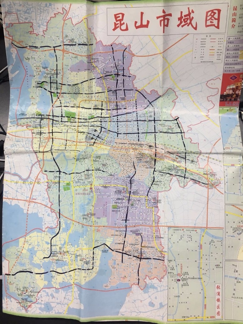 (图片上除了国省干道等,黑笔画出来的也都是框架道路哦~)