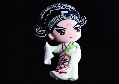q版昆曲人物磁性贴男版