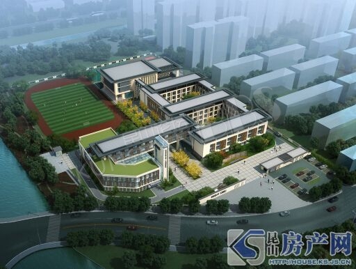 昆山市正仪中学易地新建位于正仪站南路南侧,并蒂莲路北侧.