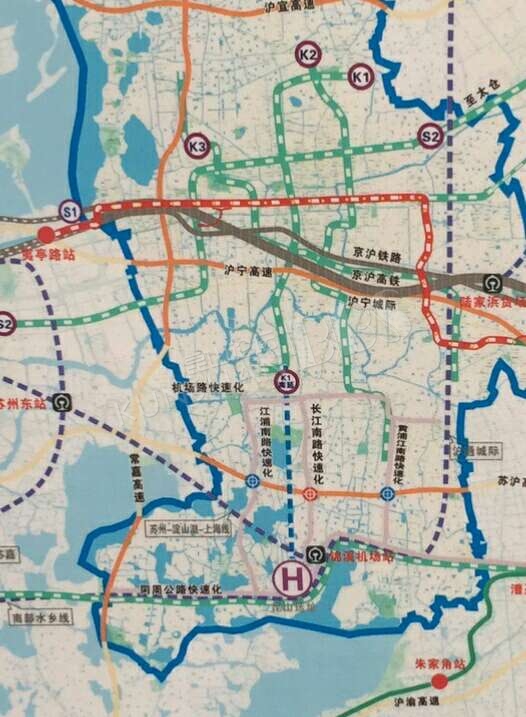 昆山最近与上海对接利好消息频繁,淀山湖未来势必火啊,机场有戏?
