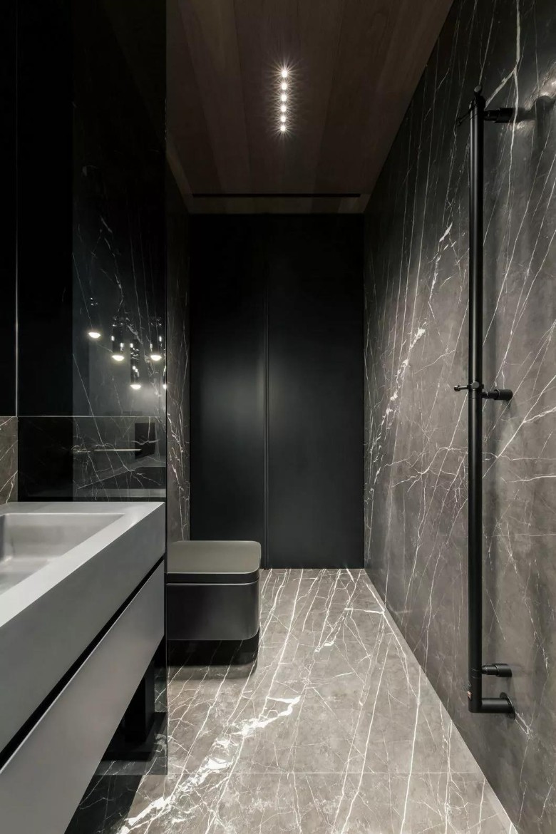 2组高级黑室内装修效果图,致命吸引力!