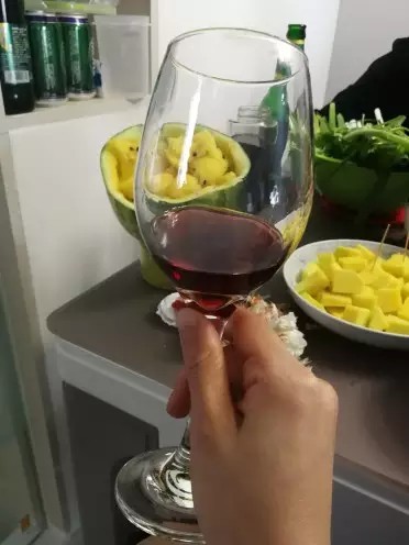红酒杯处理