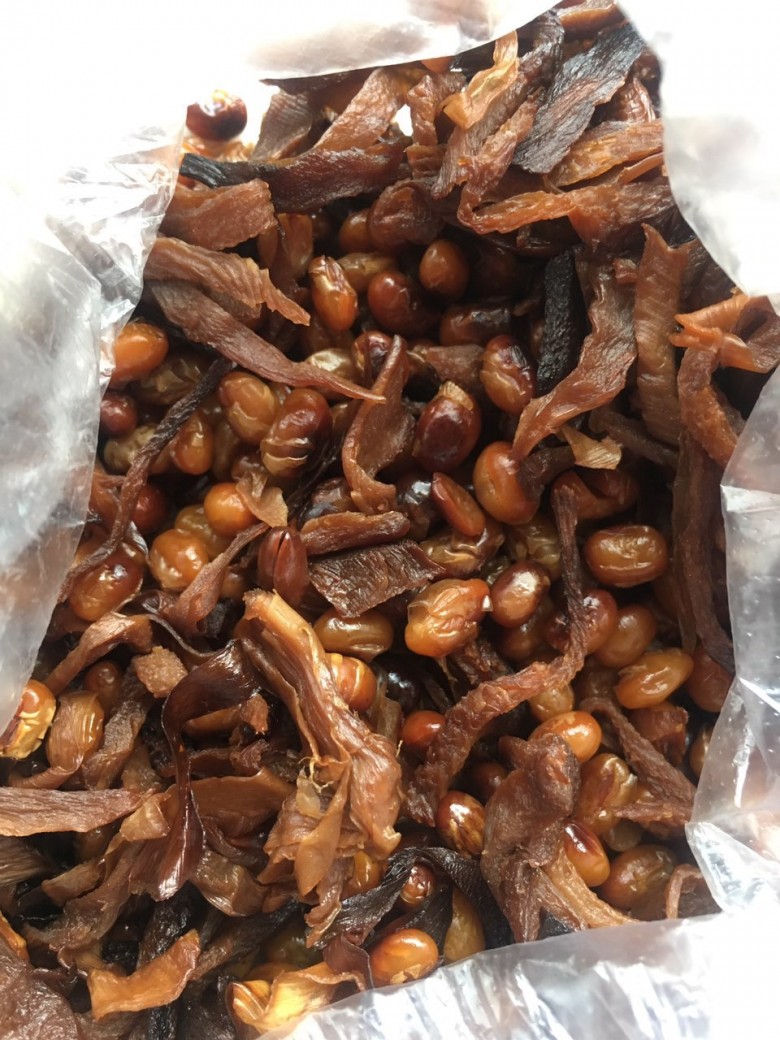 毛豆笋干